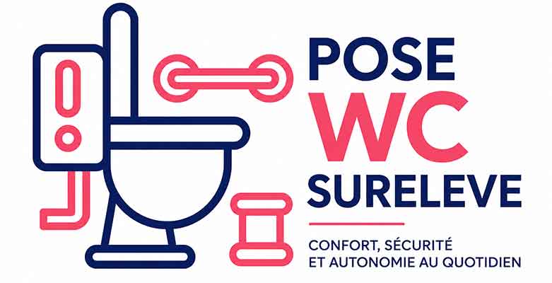 Pose WC surélevé senior